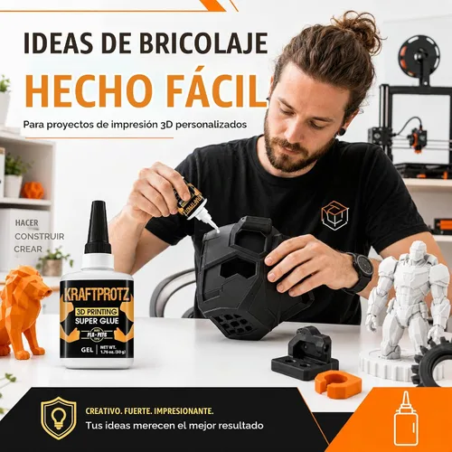 Vista 7 de Gel de pegamento de impresión 3D de 1.75 oz - PLA ABS PETG TPU adhesivo instantáneo