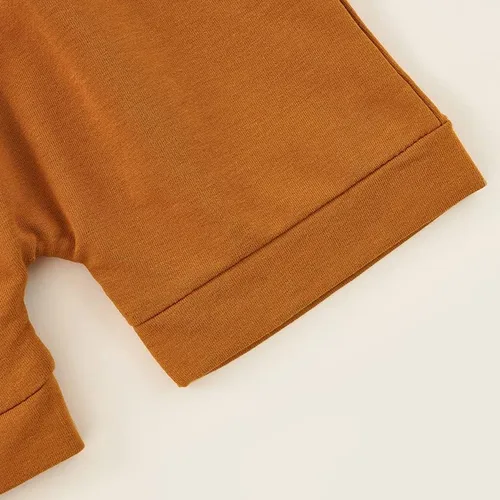 Vista 7 de Conjunto de camiseta de manga corta para bebé y niño, ropa de verano para niños pequeños
