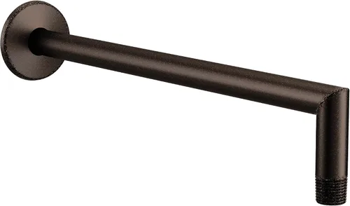 Vista 2 de Moen S110ORB Arris - Brazo de ducha recto de lluvia de 14 pulgadas y brida para cabezal de ducha superior, bronce aceitado