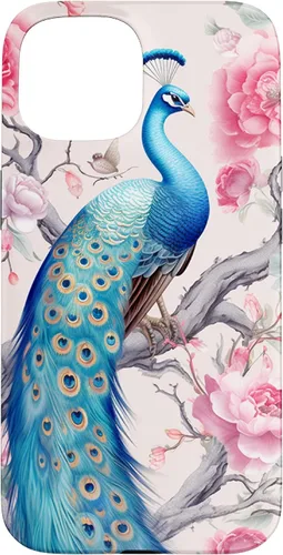 Vista 6 de Chinoiserie Peacock Rose Garden Case for iPhone 17