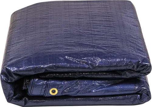 Vista 6 de ColourTree Funda protectora prémium para alberca para el invierno, color azul, de lona, extrarresistente, impermeable, resistente a los rayos UV