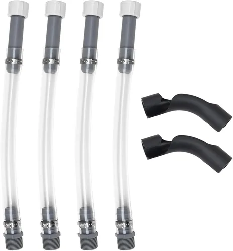 Vista 10 de Manguera de jarra de combustible de carreras Premium Mapleza, perfecta para tanques de combustible de tractor y Scribner, jarras de gasolina