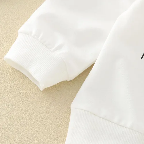 Vista 4 de Toddler Winter Long Sleeved Valentine's Day Letter Tops Love Car Print Flare Pants 2pcs School Shirts for Teen