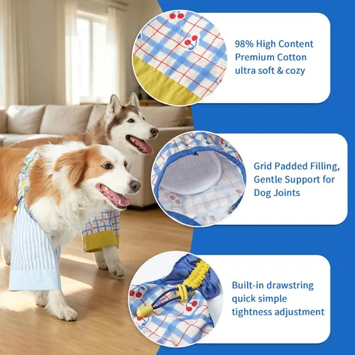 Vista 2 de Fundas protectoras de codo para perros para patas delanteras para dejar