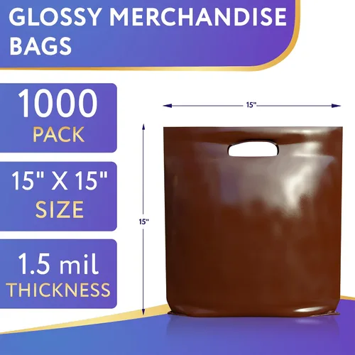 Vista 3 de Bolsas de compras de HDPE con mango troquelado APQ