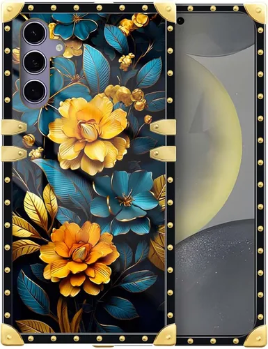 Vista 204 de Funda compatible con Samsung Galaxy S10 4G, TPU suave de lujo y parte trasera de policarbonato duro para niñas y mujeres, funda protectora a prueba