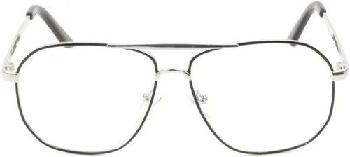 Vista 2 de Gafas de lectura para lectores de aviador de lujo clásicas cuadradas