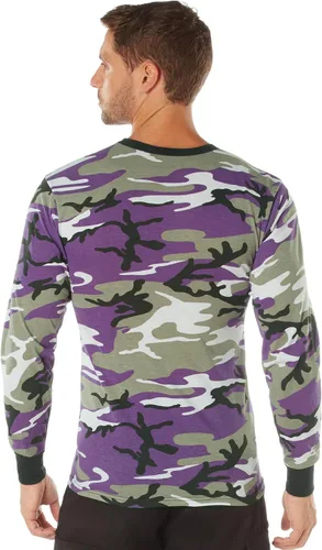 Vista 3 de Rothco Mens Long Sleeve Color Camo T-Shirt