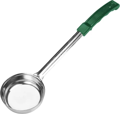 Vista 8 de Winco Prime Food Portioner, Certificación NSF, Perforado, 1 Onza, Negro Apto para lavavajillas, Perforado, Código de colores, Agarre cómodo