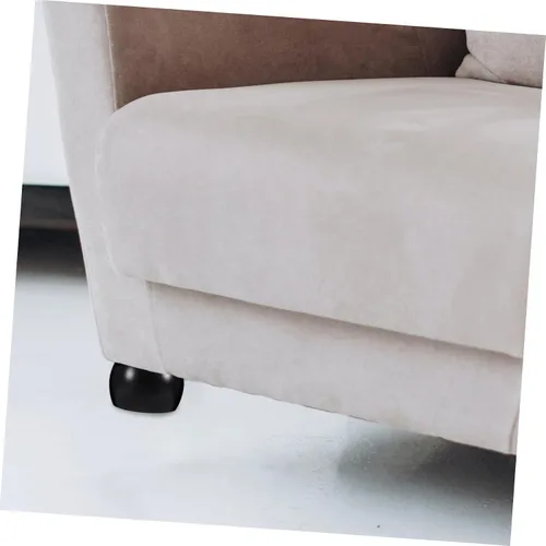 Vista 8 de Uonlytech Patas de sofá de madera maciza, patas de sofá de madera para muebles debajo de los muebles, sofá redondo de 2 pulgadas, patas de moño