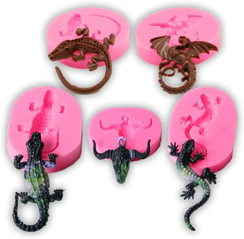 Vista 18 de 3pc chica bailarina, herramientas de maquillaje, labios boca silicona chocolate molde pastel decoración herramientas Fondant Sugarcraft moldes