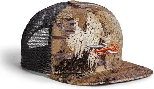 Vista 7 de SITKA Gear gorra de camionero con malla transpirable para hombre, caza, talla única Madera optimizada.