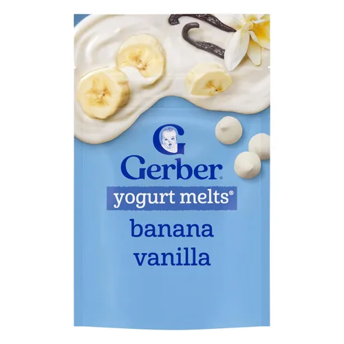 Vista 12 de Gerber Paquete variado de aperitivos de yogur para derretir etapa 3, paquete de 8