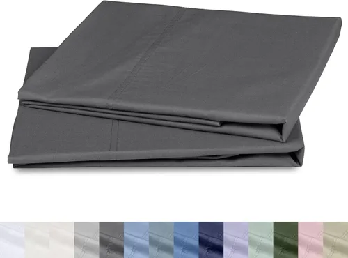 Vista 21 de California Design Den Juego de 2 fundas de almohada de 100 % algodón orgánico tamaño Queen/estándar, suaves y nítidas fundas de almohada de algodón