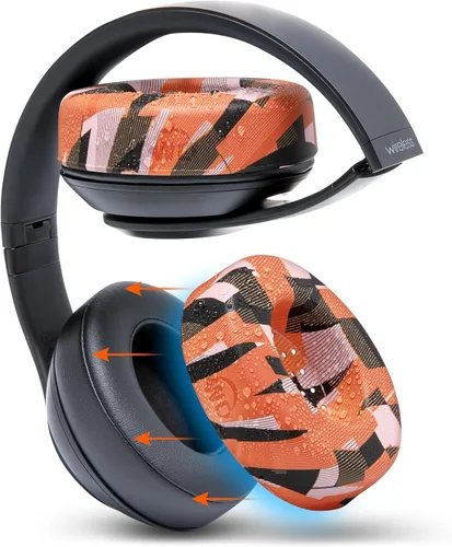 Vista 9 de WC SweatZ Studio - Fundas patentadas para almohadillas de oído para Beats Studio 3 (A1914) & Beats Studio 2 (B0500 / B0501), fabricadas por Wicked