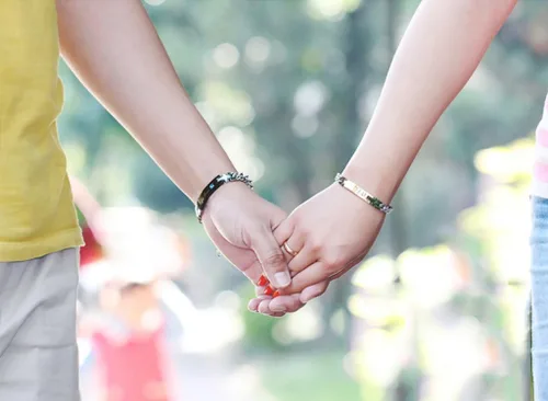 Vista 6 de NEHZUS - Pulseras tipo brazalete de acero inoxidable para parejas