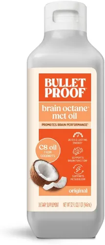 Vista 11 de Bulletproof Brain Octane Suplemento a base de aceite para el cerebro - 16 oz (paquete de 2)