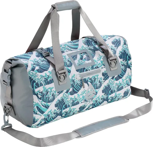 Vista 27 de Skog Å Kust Duffelsak - Bolsa de lona impermeable resistente para deportes, viajes y más, tamaños de 40, 60 y 90 litros, Negro, Deportivo/resistente