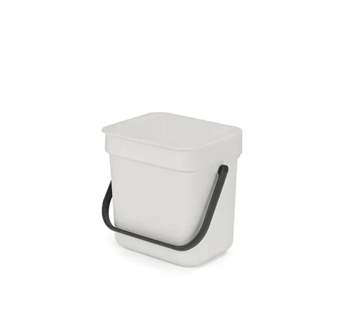 Vista 11 de Brabantia Sort & Go Cubo de Reciclaje 3.2 Galones (Verde Jade) Cubo de Basura de Plástico Eficiente en Espacio con Asa, Tapa Removible y Que