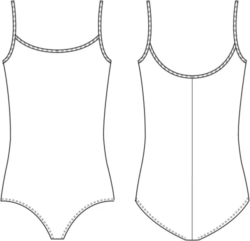 Vista 2 de Bloch Maillot camisola Parem Microlux para niñas