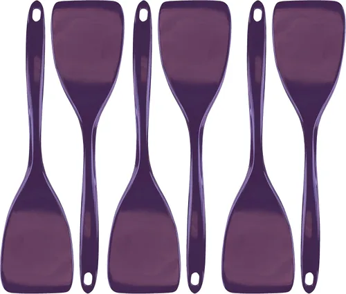 Vista 9 de Reston Lloyd - Espátula giratoria para sartenes antiadherentes, resistente al calor, sin BPA, con mango ergonómico, 11 pulgadas, juego de 6