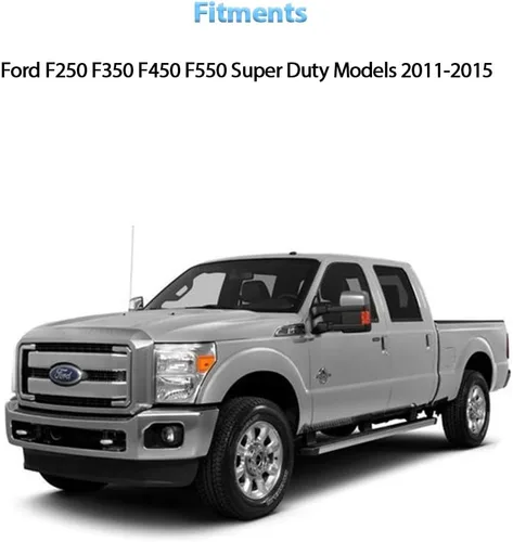 Vista 5 de Boquillas para limpiaparabrisas delantero – para Ford F250 F350 F450 F550 Super Duty 2011-2015 Reemplaza OEM # BC3Z-17603-A BC3Z17603A, kit