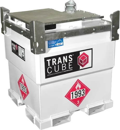 Vista 3 de Tanque de transferencia de combustible 10TCG: TransCube transportable, tanque de almacenamiento diesel de doble pared de 251 galones de EE. UU.