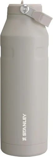 Vista 30 de STANLEY - Botella de agua IceFlow Flip Straw 2.0 con pajilla abatible, abertura más grande, acero inoxidable aislado, sin bisfenol A, 16 onzas