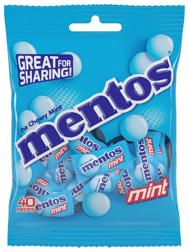 Vista 9 de Mentos Rollo de caramelo de menta masticable, fruta, 14 piezas por rollo (paquete de 1)