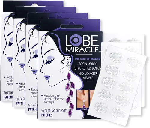 Vista 11 de Lobe Miracle - Parches transparentes de soporte para pendientes
