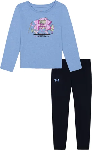 Vista 91 de Under Armour baby-girls Ua Terrazzo Leopard Heart SetShort Set