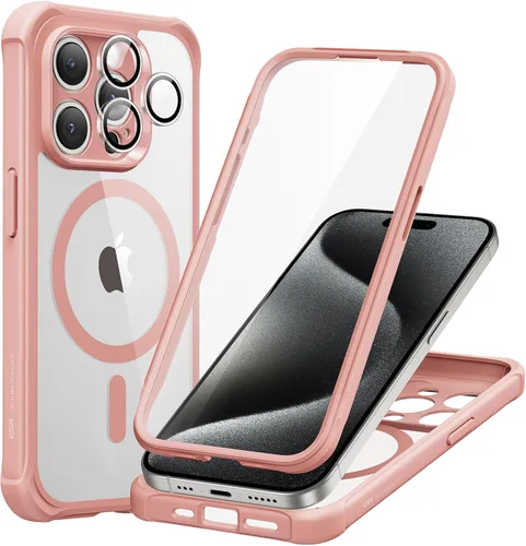 Vista 16 de ESR Funda para iPhone 14, compatible con MagSafe, funda de cuerpo completo a prueba de caídas de grado militar con protector de pantalla de vidrio