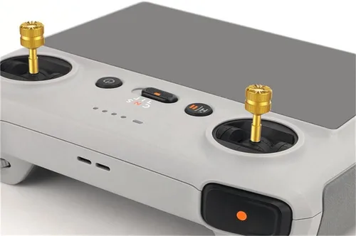 Vista 3 de Joystick Thumb Rocker para control remoto de pantalla DJI RC, calcomanías de aleación de aluminio de repuesto para DJI Mini 3 / Mini 3 Pro/Mavic 3