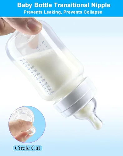 Vista 7 de Boquillas de repuesto compatibles con biberones anticólicos Philips Avent, pezones de silicona suave, flujo 2, 3.3 ft+, flujo lento, sin BPA, apto