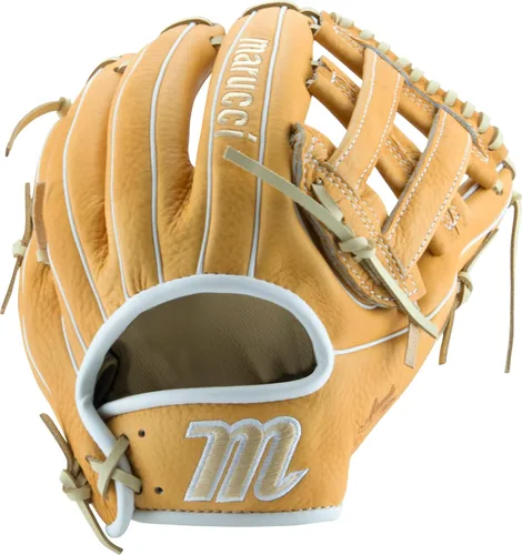 Vista 6 de Marucci Acadia M Type V2 Guante de Receptor de Béisbol Juvenil, 32 pulgadas, Beige