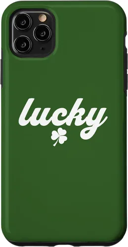 Vista 11 de Funda para iPhone 15 Lucky Clover Día de San Patricio
