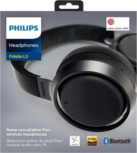 Vista 8 de Philips Fidelio L3 - Auriculares inalámbricos con cancelación activa de ruido Pro+ (ANC) y conexión Bluetooth multipunto