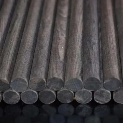 Vista 2 de Varillas de madera de ébano, de 5.91 pulgadas, de madera de Blackwood africana, bloques de tallado de madera en blanco, para tallar y tallar