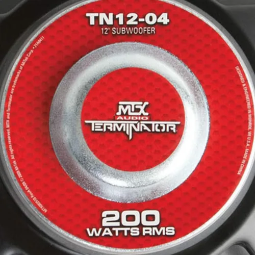 Vista 3 de MTX Audio TN12-04 Subwoofer de la serie Terminator de 4 ohmios de 12