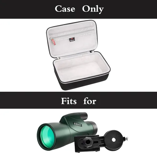Vista 6 de Mchoi Funda para telescopio monocular Gosky de 12 x 55 / Titan 12 x 50 / Pankoo 12 x 50, 16 x 52, 40 x 60 / Viajero 12 x 50 de alta definición