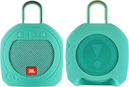 Vista 8 de Funda protectora de silicona para JBL Clip 3 Altavoz portátil impermeable (azul)