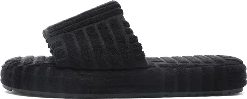 Vista 3 de Jakcuz Sandalias de rizo para mujer, sandalias de moda para niñas, zapatos de casa con plataforma, puntera abierta, multicolor, lindas