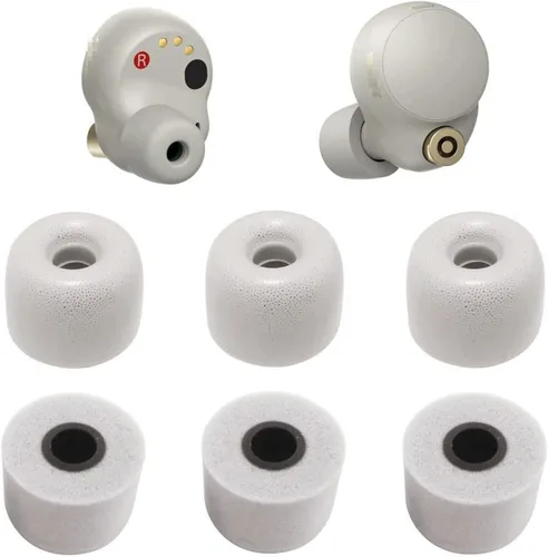 Vista 11 de JNSA Almohadillas de espuma viscoelástica de repuesto, con cancelación de ruido, compatible con auriculares Sony WF-1000XM4/1000XM5