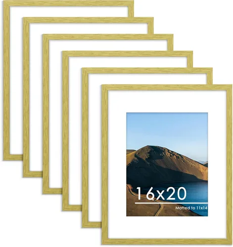 Vista 29 de PEALSN - Juego de 6 portarretratos de 5 x 7 pulgadas para fotos de 4 x 6 pulgadas con paspartú/5 x 7 pulgadas sin paspartú, para montaje en Negro