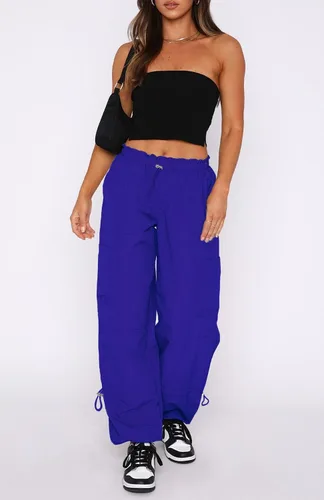 Vista 4 de Y2K Cargo Pants Women Baggy - Pantalones de paracaídas para mujer