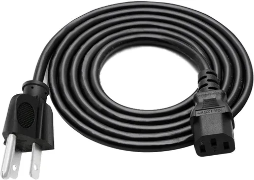 Vista 4 de Cable de alimentación de repuesto para olla a presión eléctrica PC-WAL1 8 pies PCXL-PRO6 cable de CA de 3 clavijas