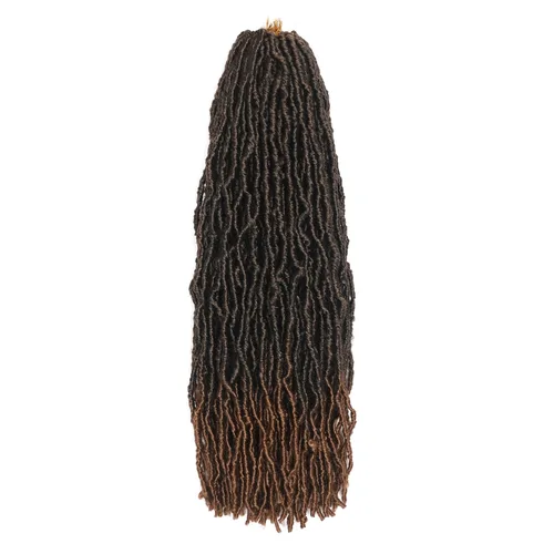 Vista 13 de Extensiones de cabello de ganchillo de 12 pulgadas de pelo sintético de ganchillo 1B, extensiones de cabello de ganchillo suaves