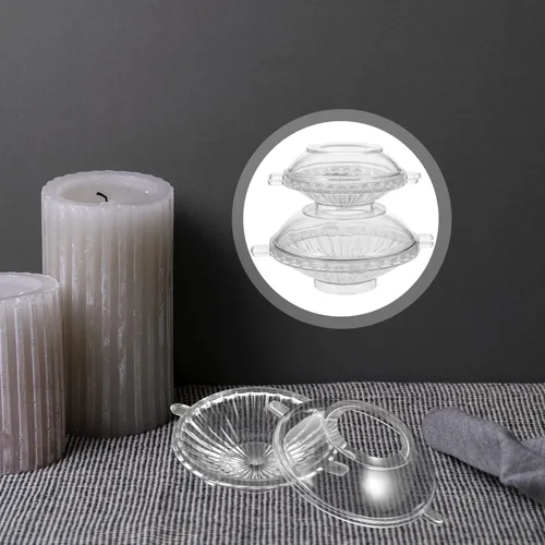 Vista 7 de 2 velas flotantes redondas de plástico, molde especial para hacer velas, jabón, velas, envase de lata, velas perfumadas, moldes para hacer velas