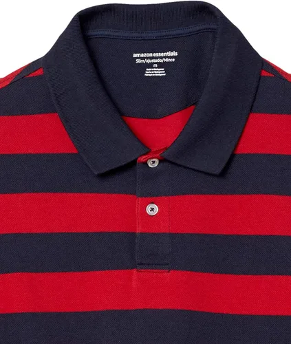 Vista 6 de Tienda Essentials Mens Slim-Fit Cotton Pique Polo Shirt