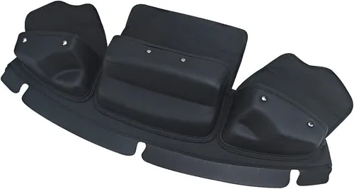 Vista 4 de Bolsas de almacenamiento para parabrisas, bolsa de carenado Batwing de tres bolsillos para Harley Touring 2014-UP, compatible con Electra Glide